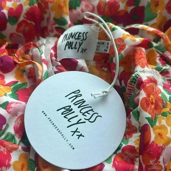 New with tags Princess Polly Barrett Multi floral print summer mini dress - Picture 5 of 7